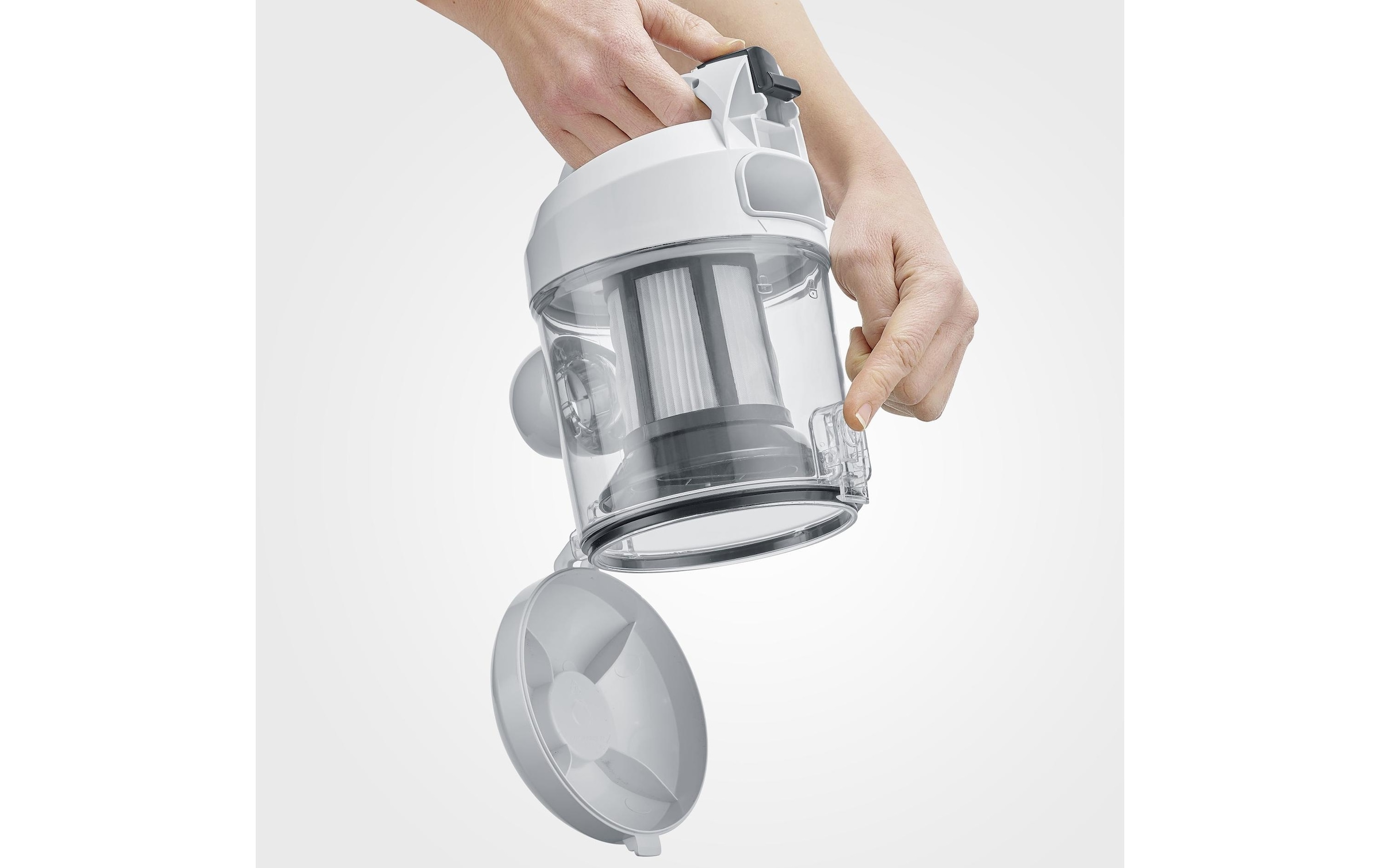 Severin Bodenstaubsauger »CY 7103 Grau/Weiss« 850 W beutellos