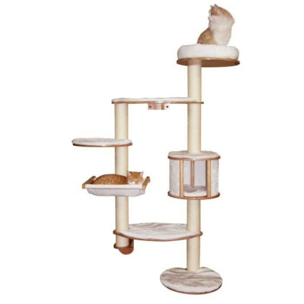 Arbre a chats mural dolomit xl185 cm blanc 81501