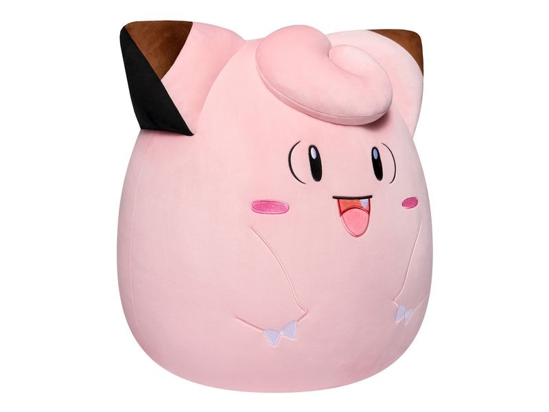Squishmallows Plüsch Pokémon: Clefairy 35 cm Superweiches und kuscheliges Plüschtier