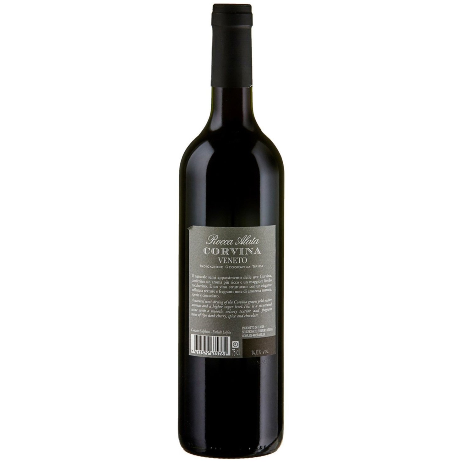 Veneto IGT Corvina leggermente Appassito Rocca Alata -75cl