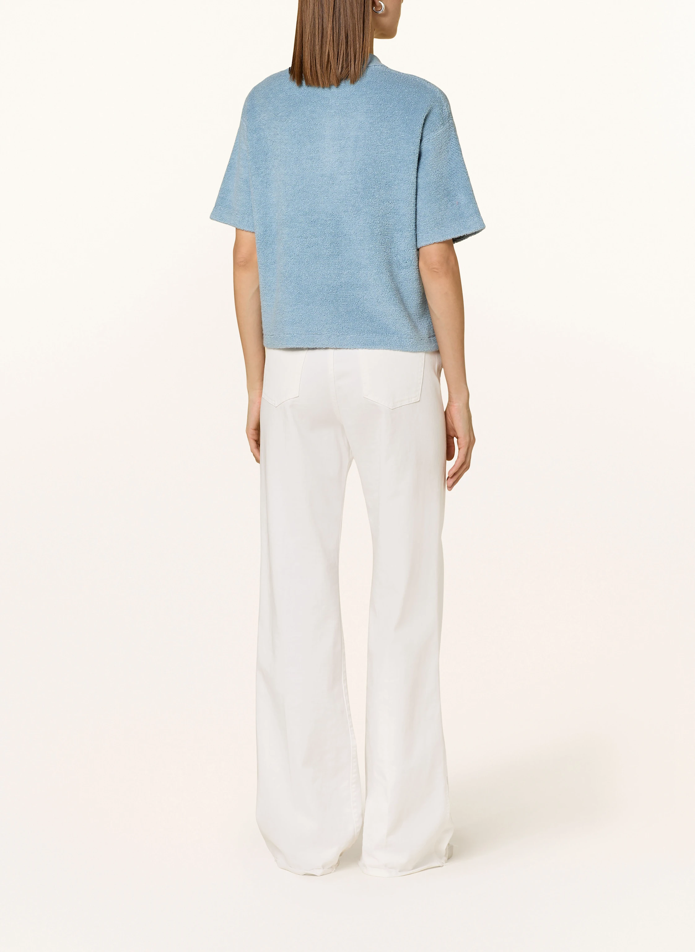 FTC CASHMERE Frottee-Poloshirt