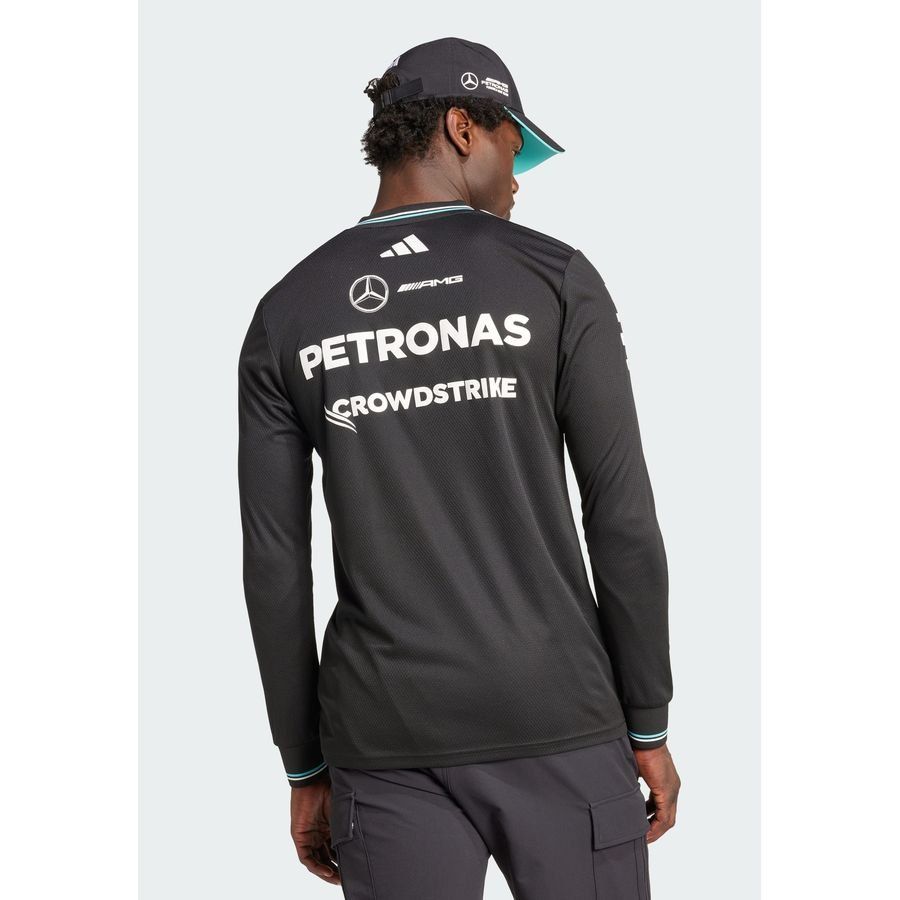 Adidas Maillot pilote manches longues noir authentique Mercedes - AMG Petronas Formula One Team