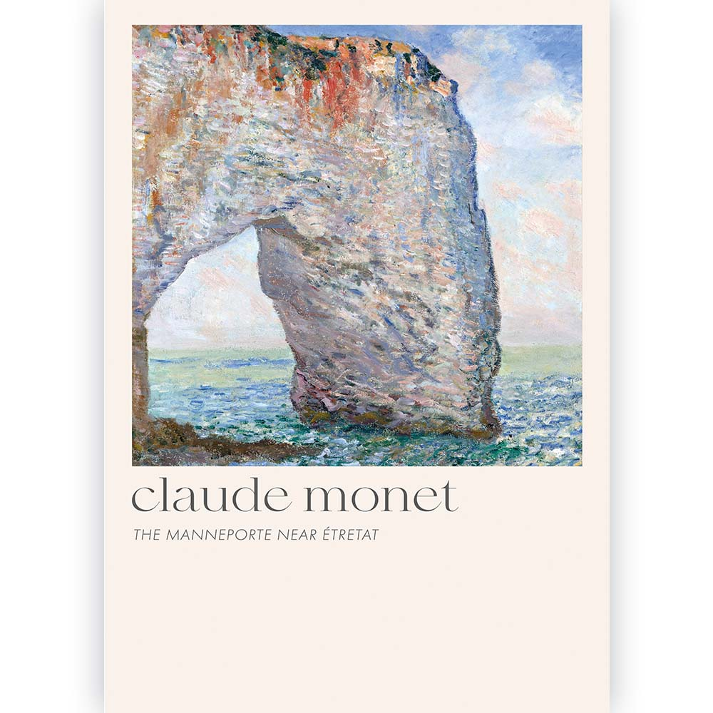Poster Claude Monet The Manneporte near Étretat 40x60 cm