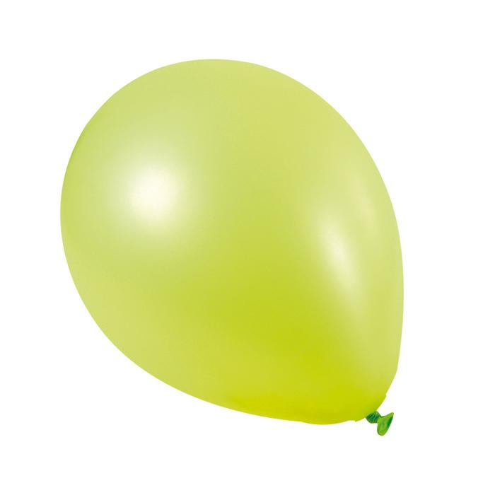 BALLON VERT ANIS N12 X10PCS