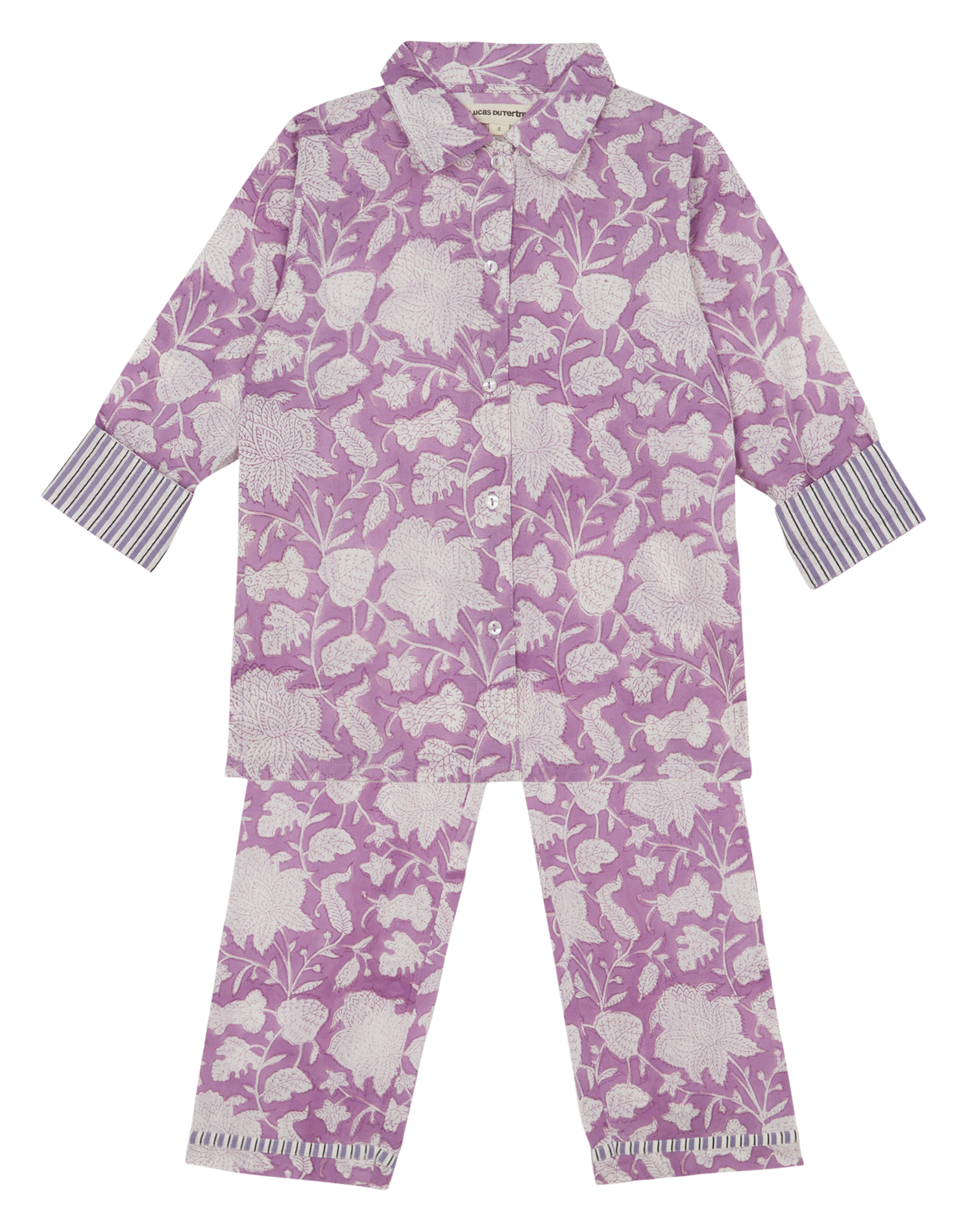 Pyjama imprimé en coton- 15 ANS - EDITION LIMITEE | Violet