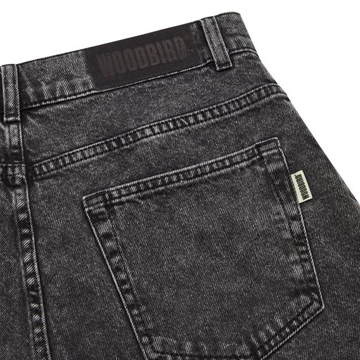 Woodbird Leroy Thun Black Jeans, Mørkegrå, W33/L32
