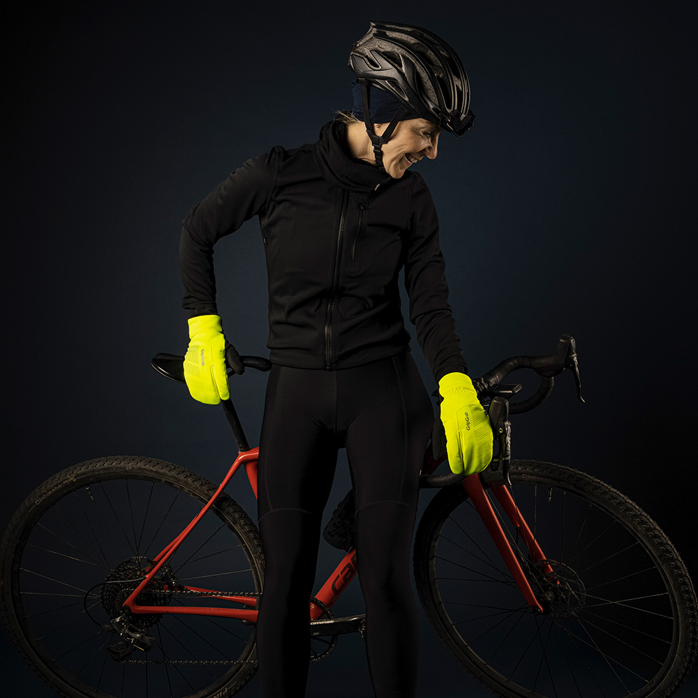 GripGrab Ride Vindtæt Deep Winter Lobster Handsker Gul