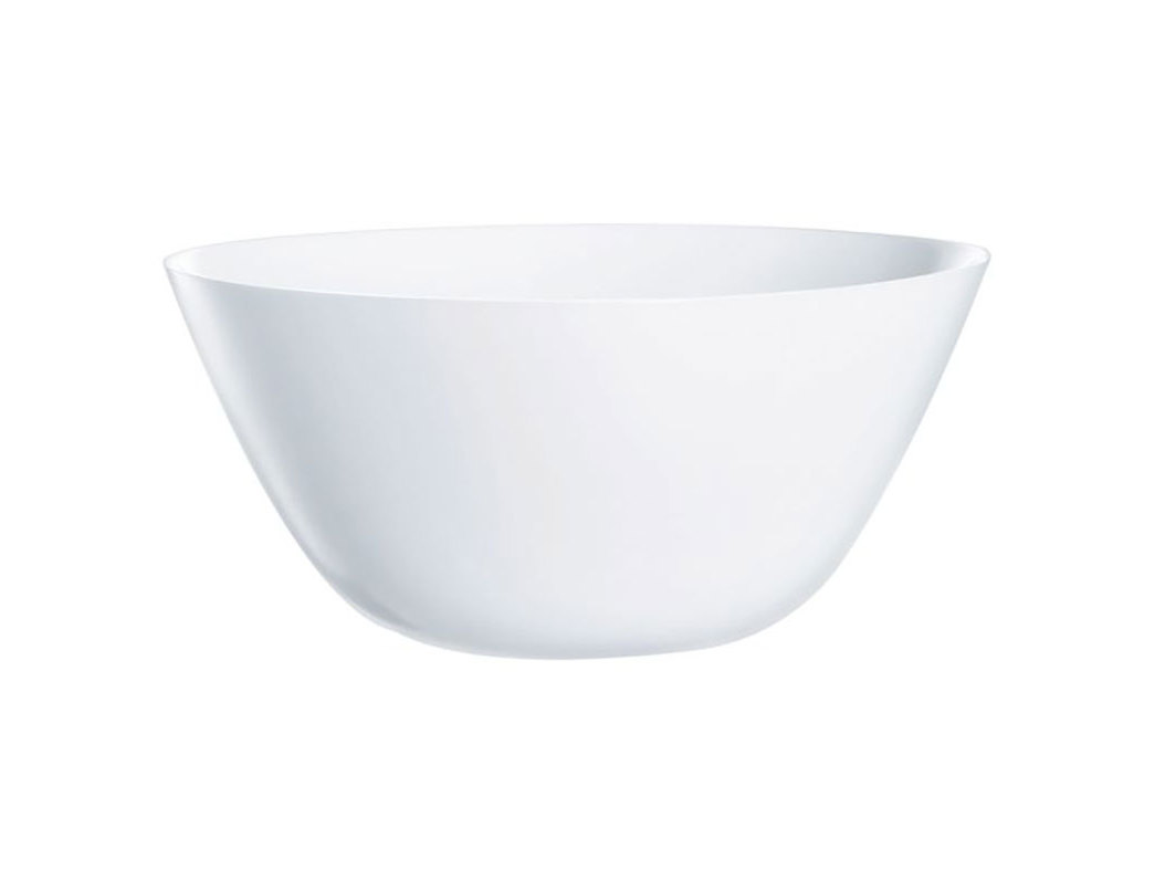 SALADEIRA ALICE POLEGAR BRANCO OPAL Ø24 CM