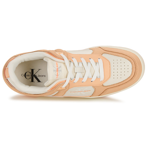 Calvin Klein Jeans - BASKET CUPSOLE LOW MIX - Blanc / Rose