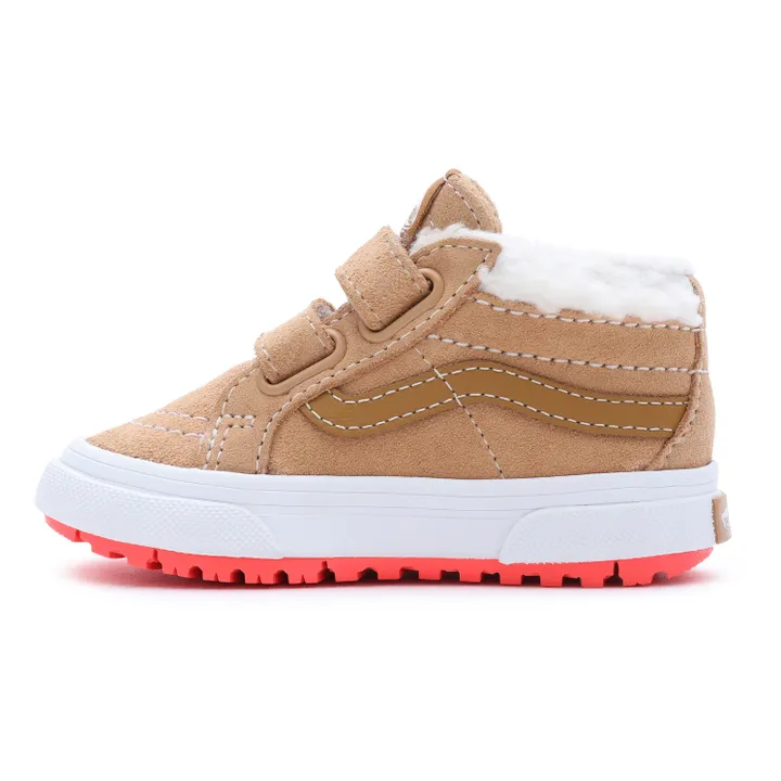 Vans Baskets Scratchs SK8-Mid Fourrées | Camel