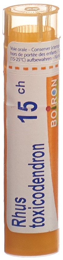 Boiron Rhus toxicodendron 15 CH<br>4 g, Granulat