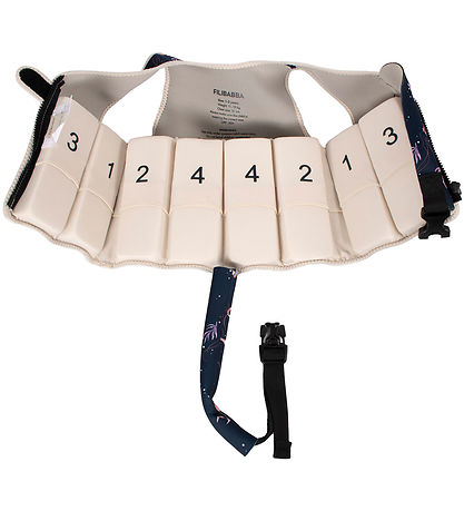 Filibabba Sv?mmevest - 1-2 ?r - UV50+ - Rainbow Reef