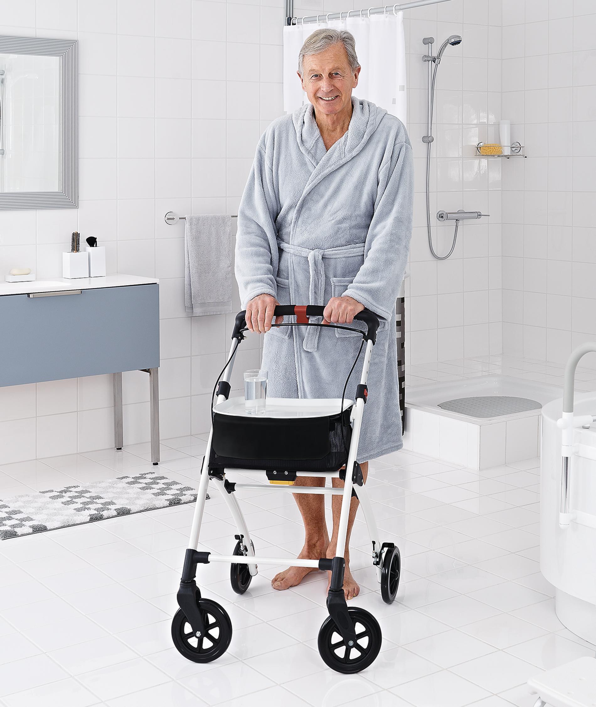 Indoor-Rollator / Wohnraumrollator Pit weiß