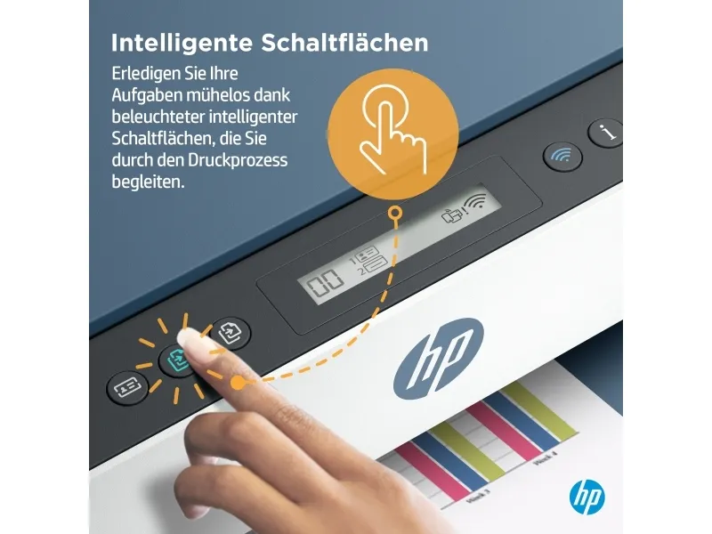 HP Smart Tank 7006 All-in-One - Multifunktionsprinter - farve - blækprinter - kan genopfyldes - 216 x 297 mm (original) - A4/Legal (medie) - op til 13 spm (kopiering) - op til 15 spm (udskriver) - 250 ark - USB 2.0, Wi-Fi(ac), Bluetooth