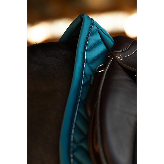 Zadeldek Equestrian Stockholm Modern Teal Blue Springen Blauw