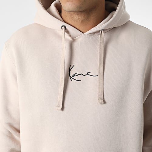Sweat Capuche Small Signature 6028950 Beige