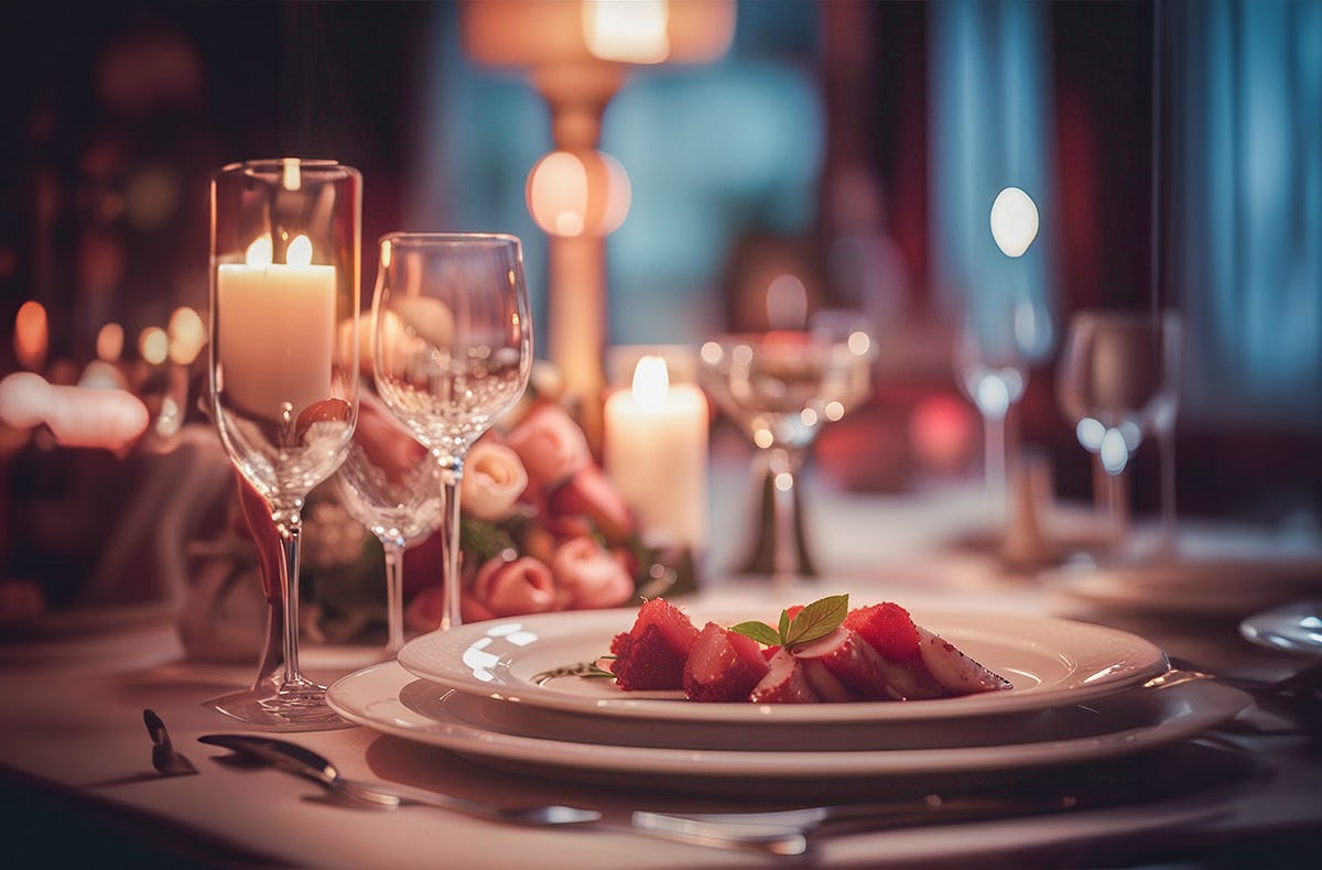 Candle Light Dinner Deluxe für 2 Rheinstetten