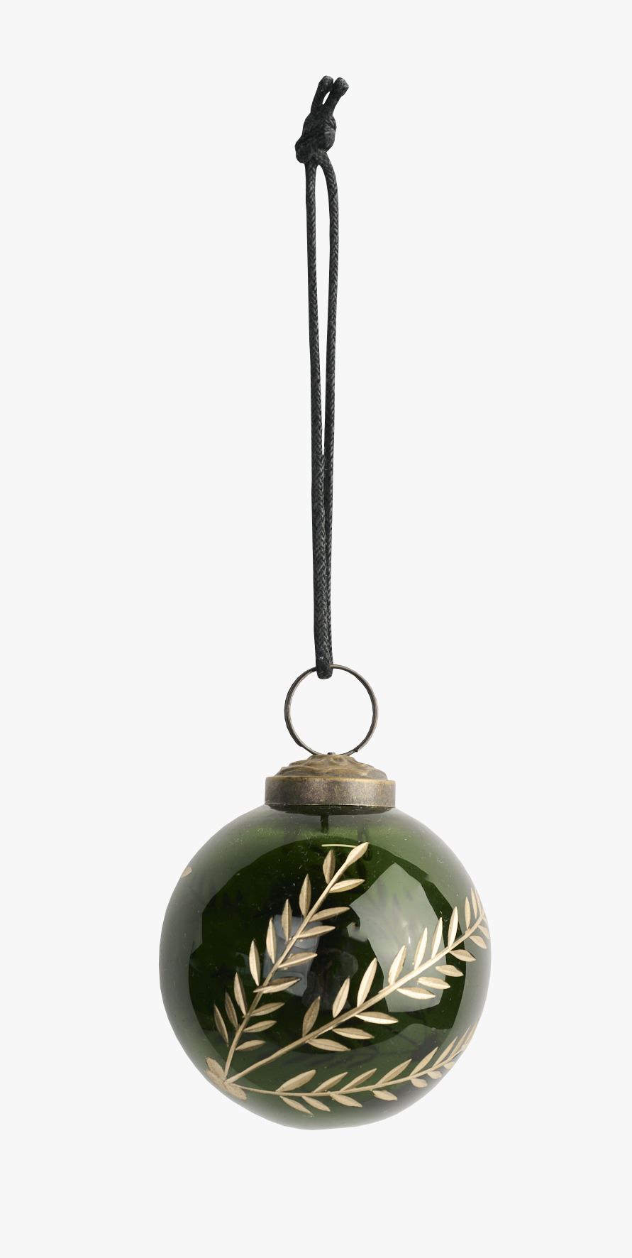 Julekule multi grønn - ø 6,25 cm