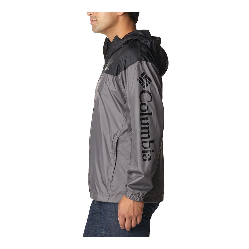 Columbia FLASH CHALLENGER NOVELTY WINDBREAKER - Veste Homme city grey/black