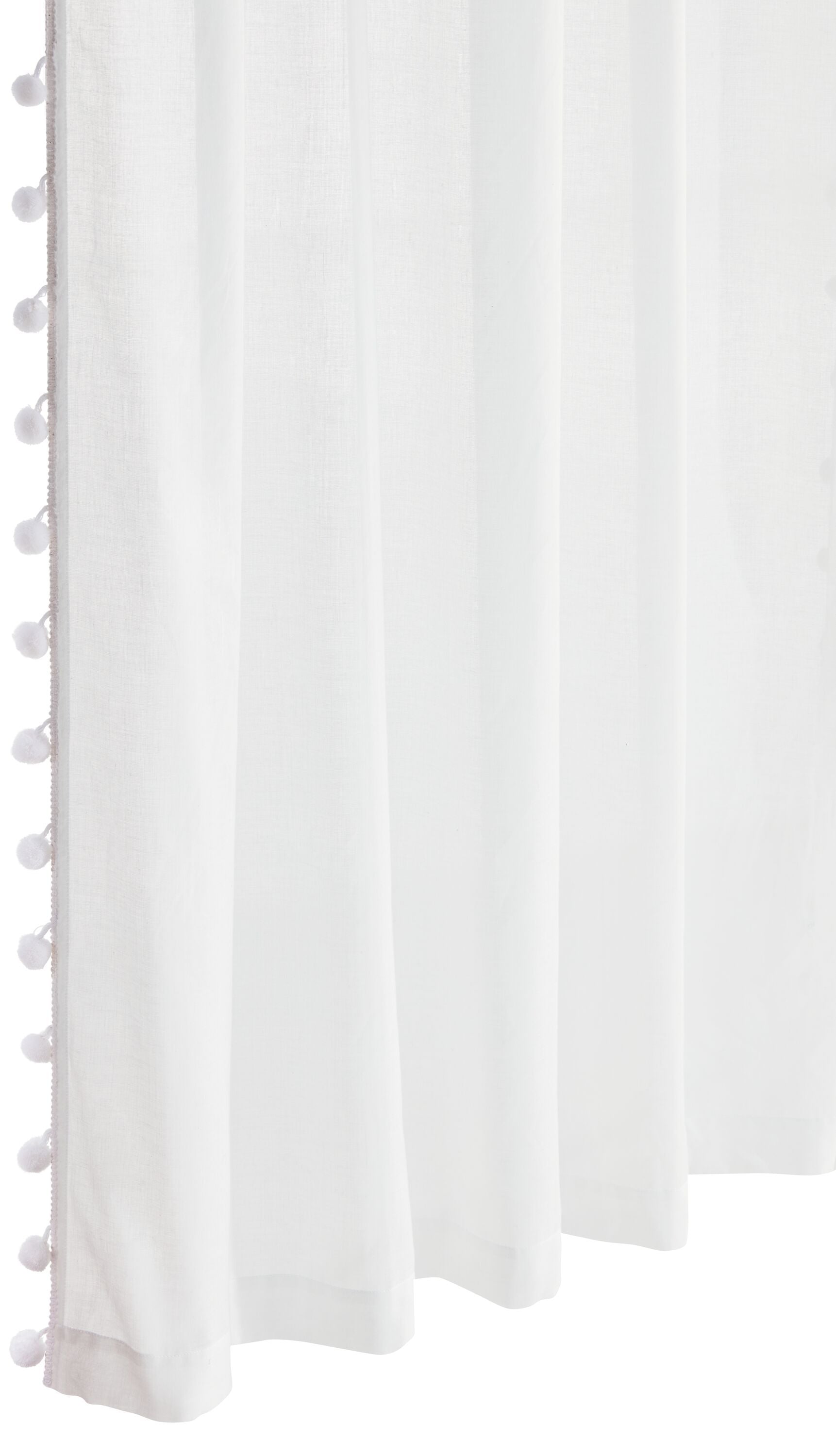 TIMO Fertigvorhang Tag - Weiss / B: 140.0 cm x H: 260.0 cm