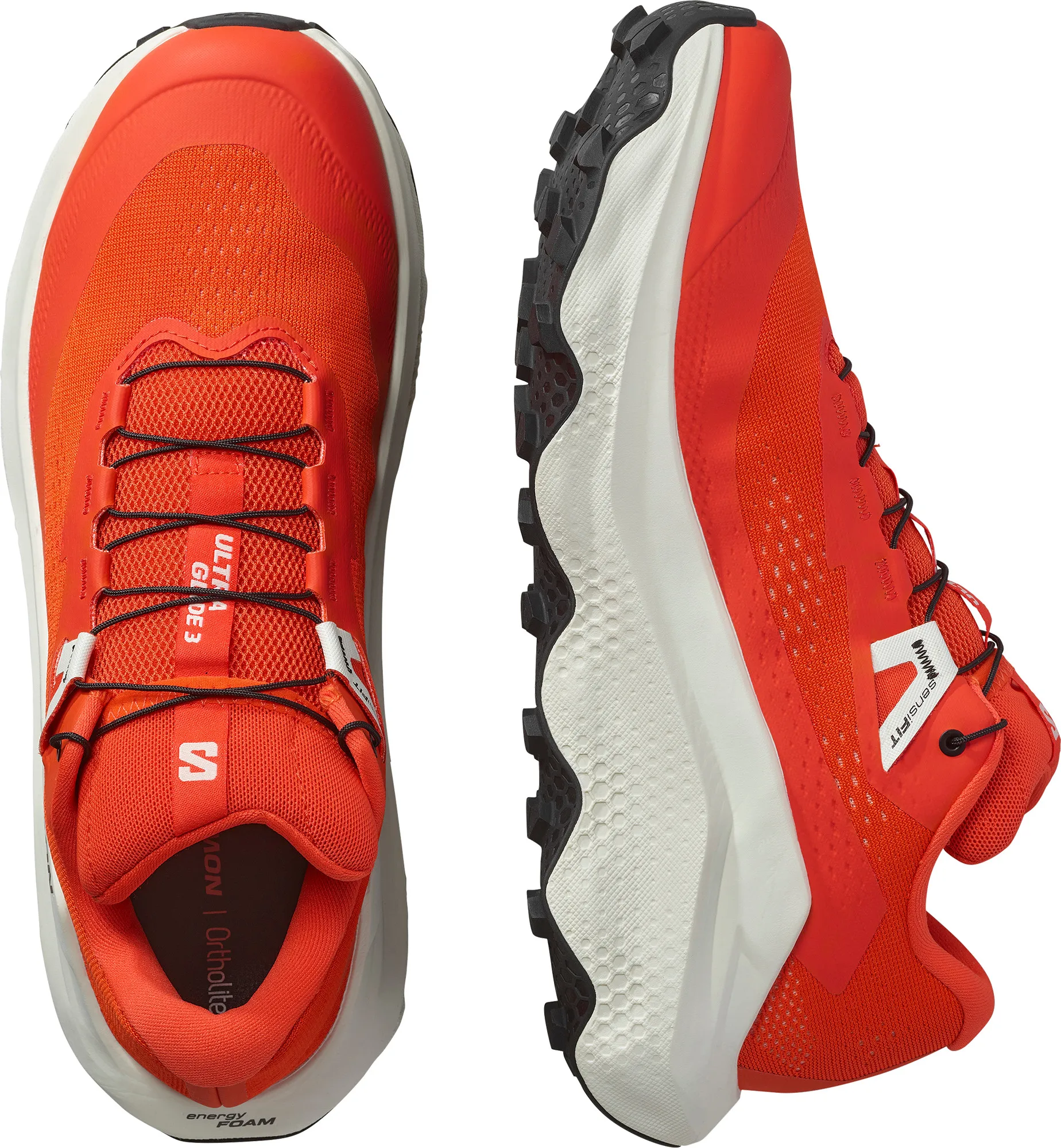 Salomon Men's Ultra Glide 3 Cherry Tomato/vanilla Ice/black