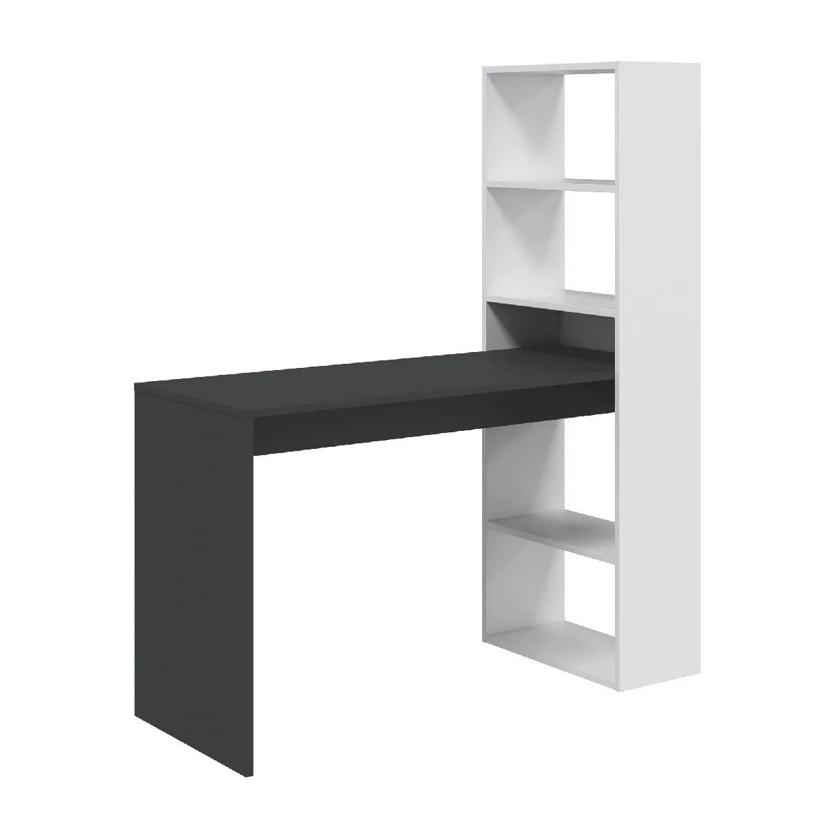 Alter Bureau réversible - Blanc / Anthracite