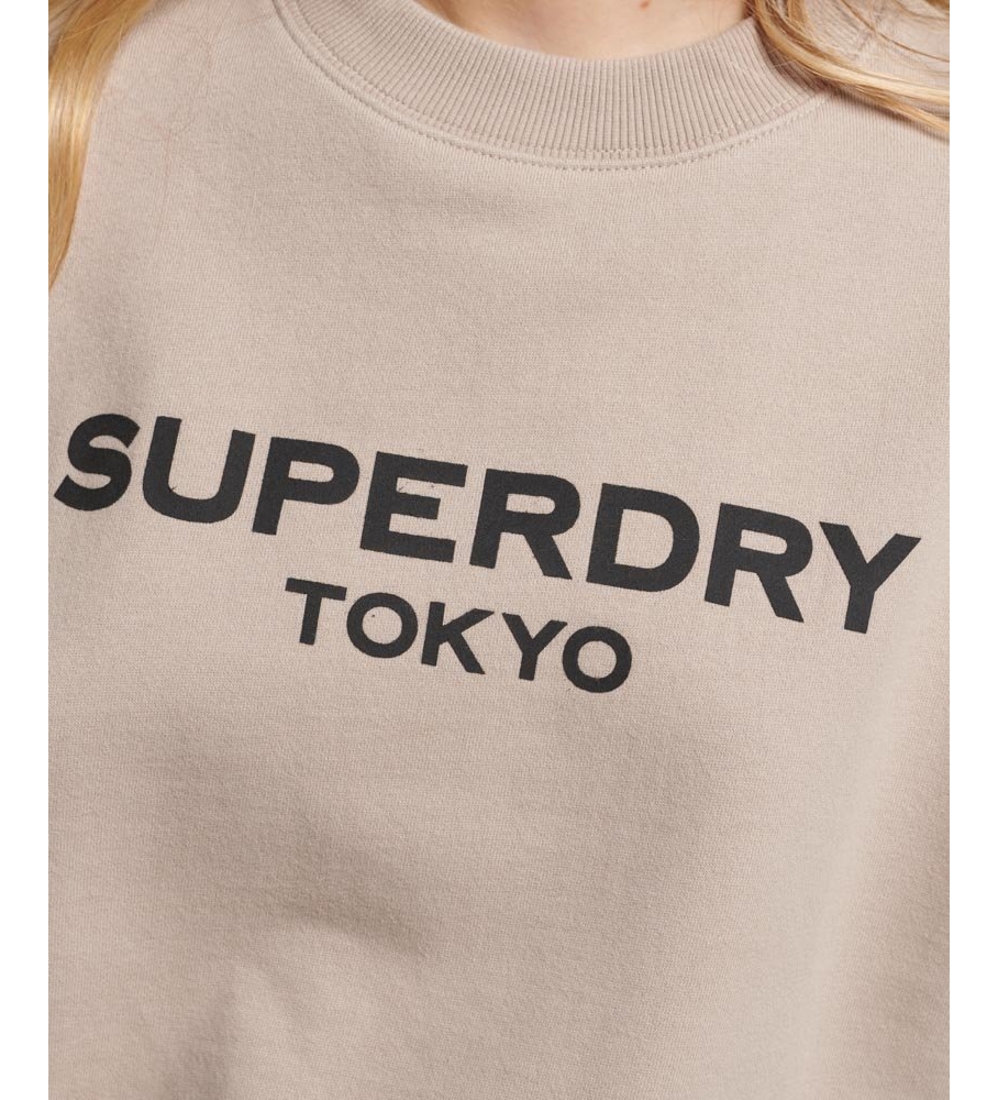 Moletom Superdry Cinza Sport Luxe