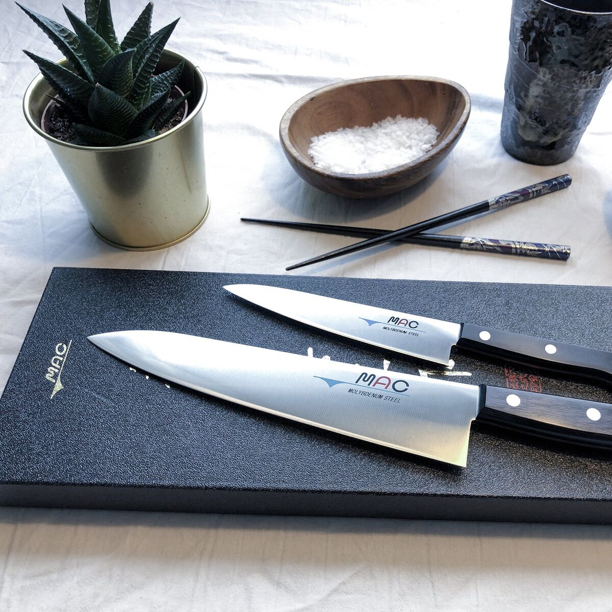 Chef Knivsett med 2 kniver