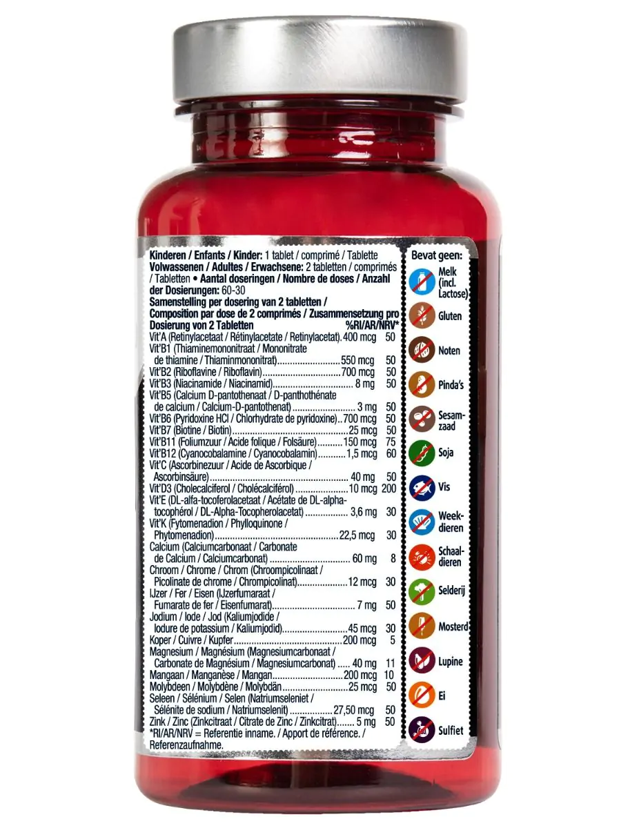 Multi+ Compleet Vitaminen Mineralen