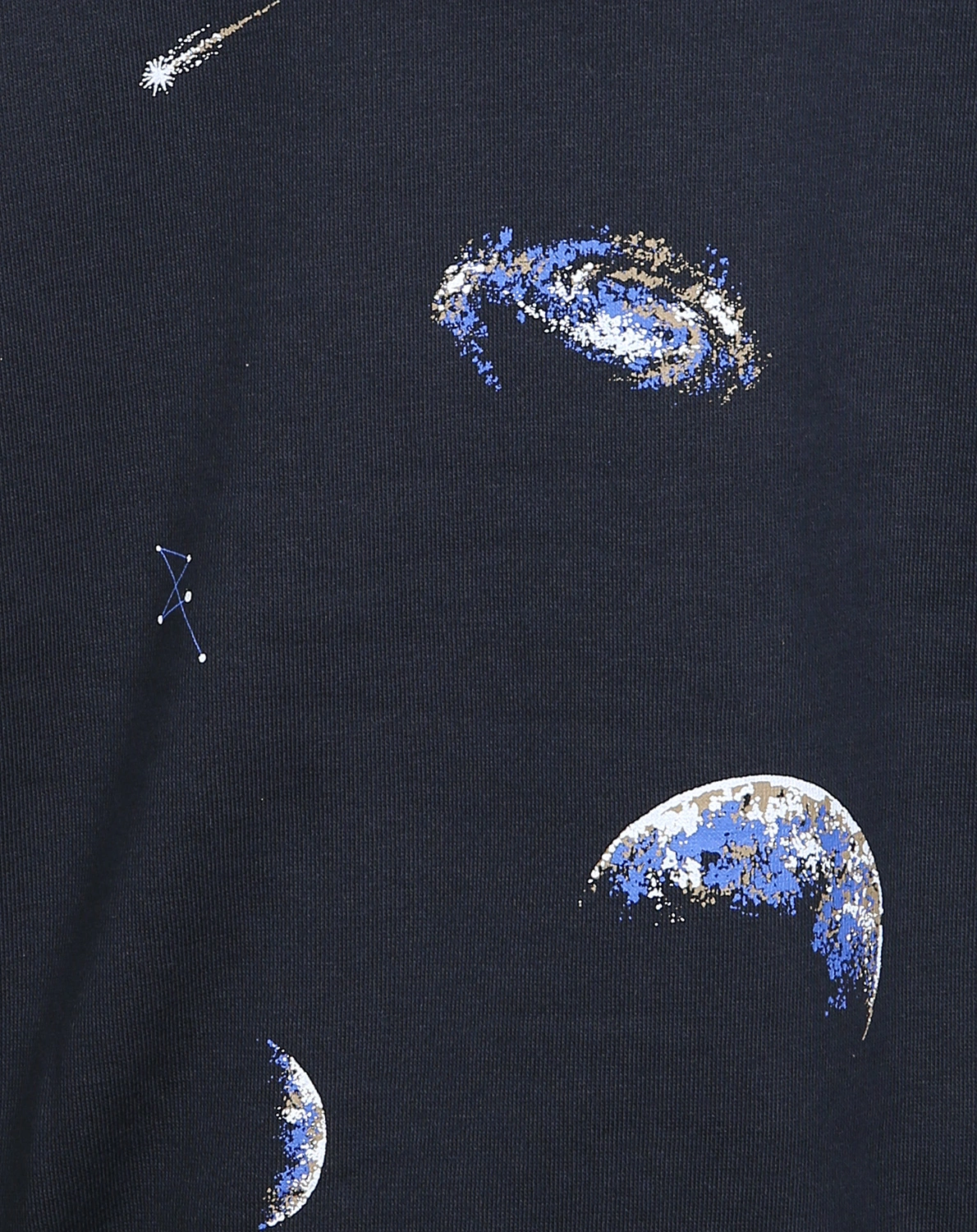 Kapuzen-Sweatshirt OVER NIGHT in marineblau
