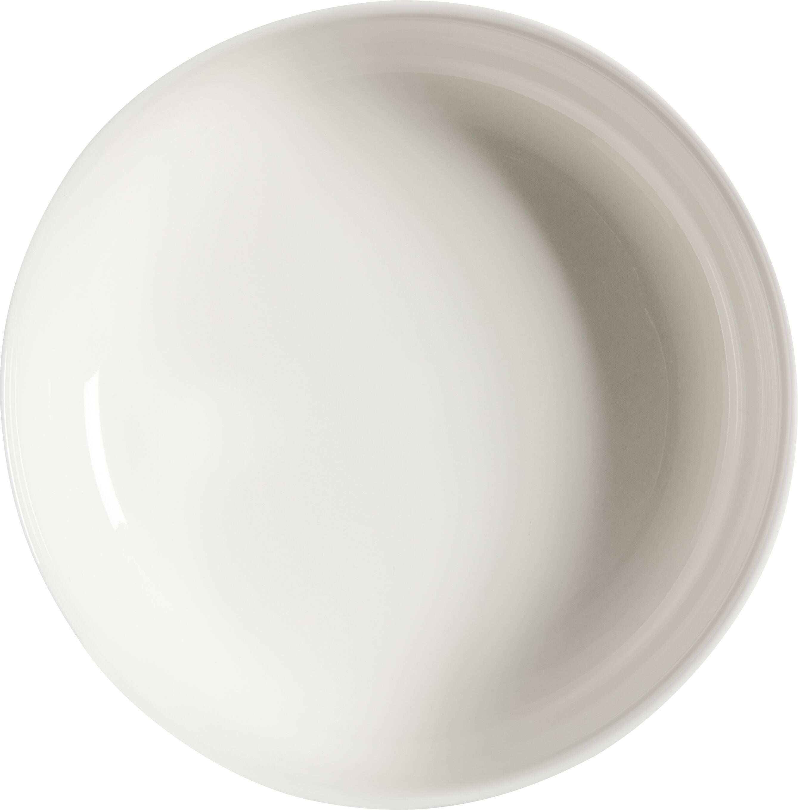 NUANCES Schüssel - Weiss / H: 4.0 cm