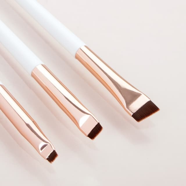 3stk Makeup Børster Øjenskygge Eyeliner Øjenbrynsmakeup