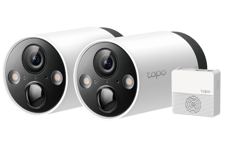 Netzwerkkamera Tapo C420S2 Set 2×Tapo C420 + 1×Tapo H200<br>Smart Wire-Free Security Camera System, 2-Kamera System