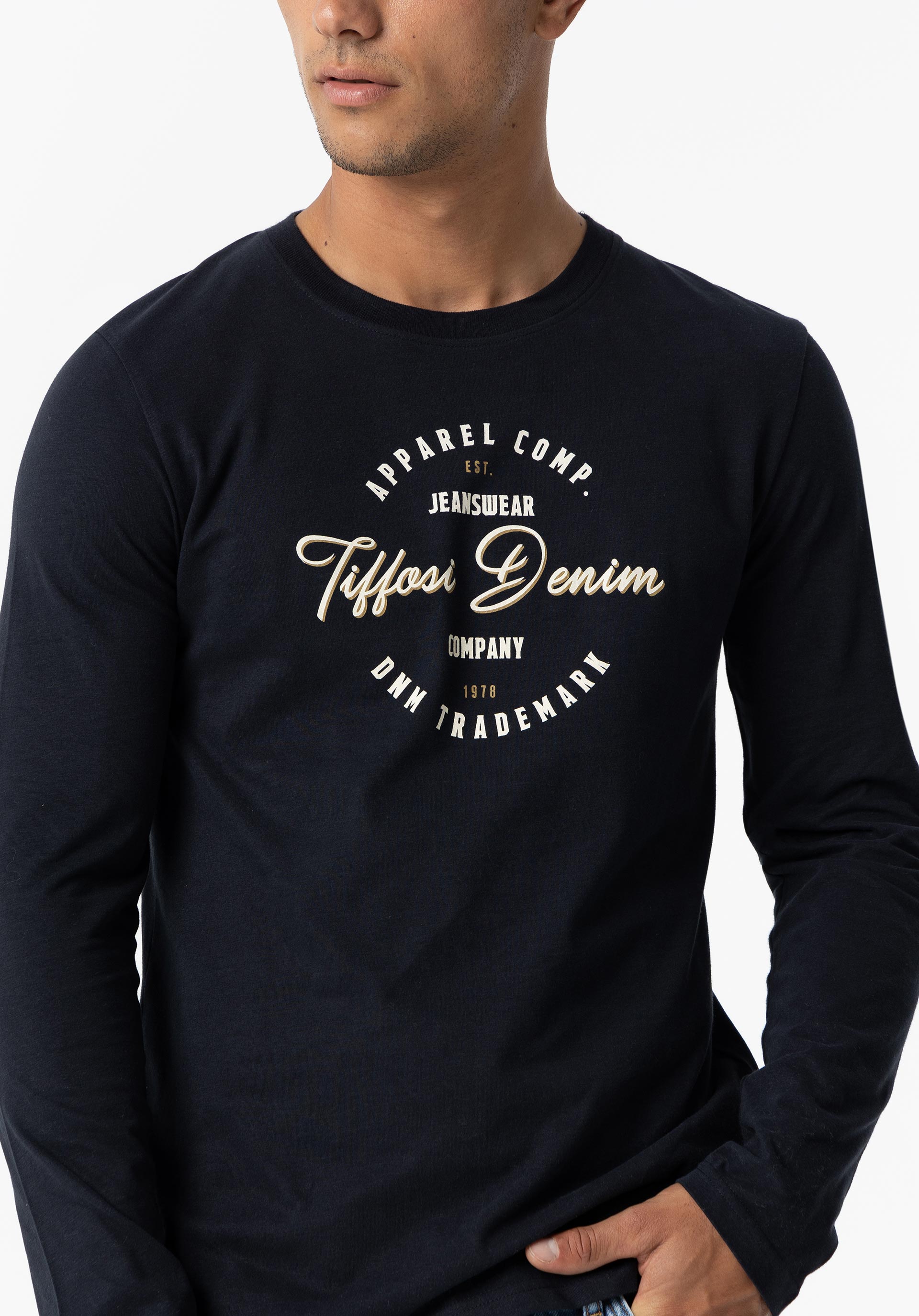 T-shirt com Estampado Frontal