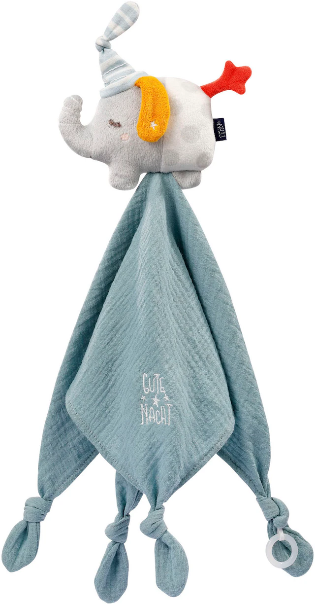 Fehn Kuscheltuch »Gute Nacht, Schmusetuch Elefant« mit »Glow-in-the-dark«-Bestickung