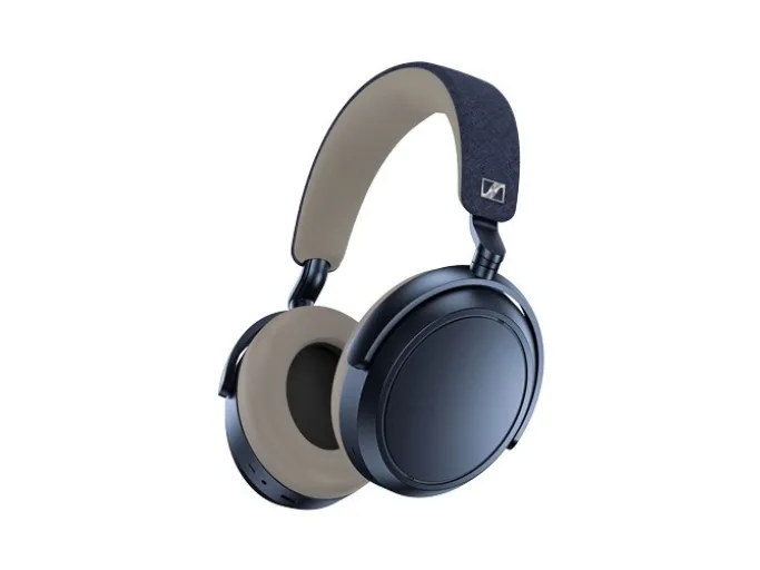 Sennheiser MOMENTUM 4 - Hovedtelefoner med mik. - fuld størrelse - Bluetooth - trådløs, kablet - aktiv støjfjerning - 2,5 mm jackstik, USB-C - denim