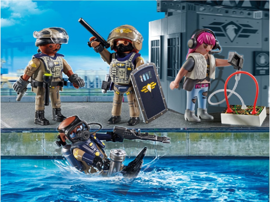 FORÇAS ESPECIAIS PLAYMOBIL SET FIGURAS