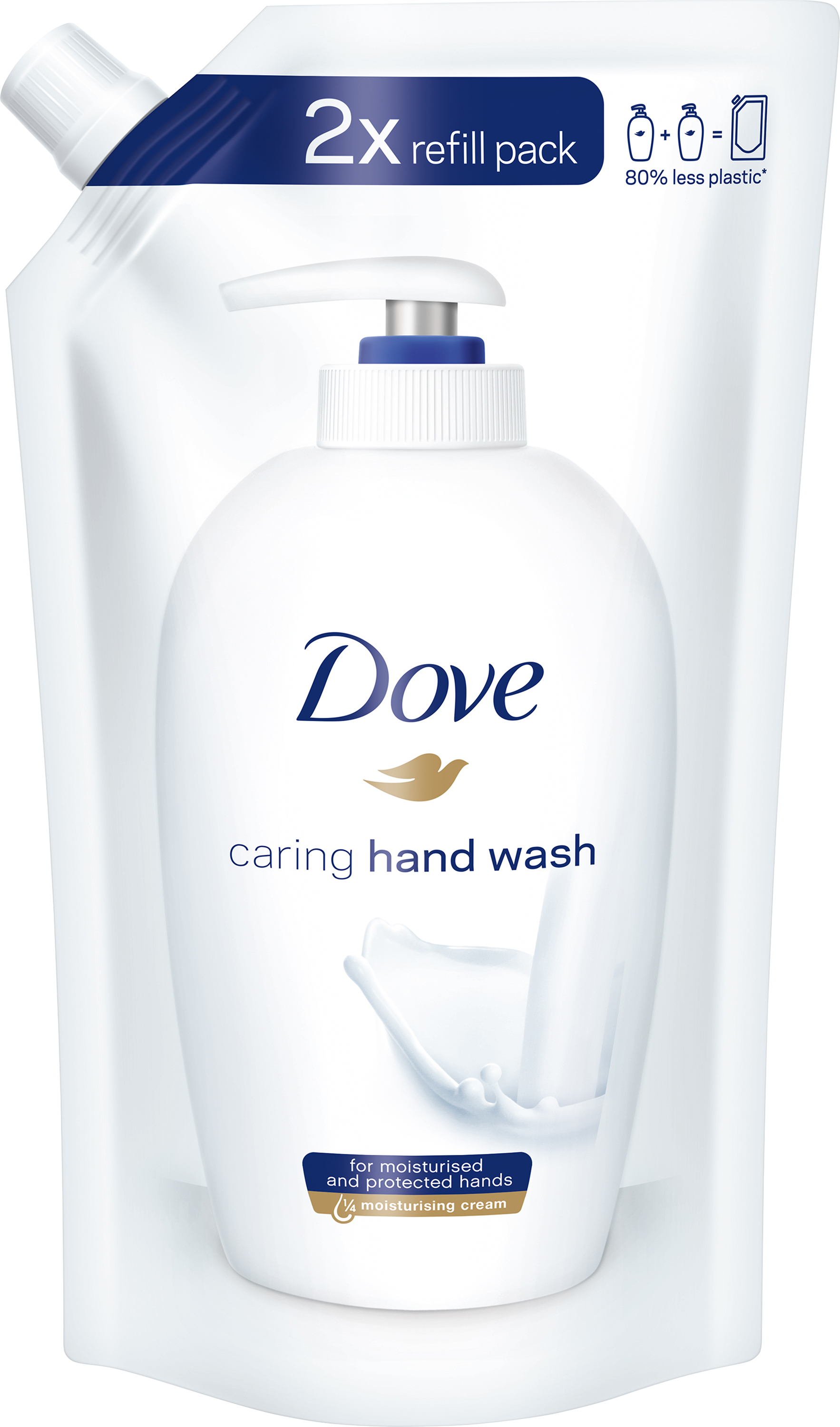 DOVE Creme-Waschlotion liq Feuchtigkeit refill Btl 500 ml