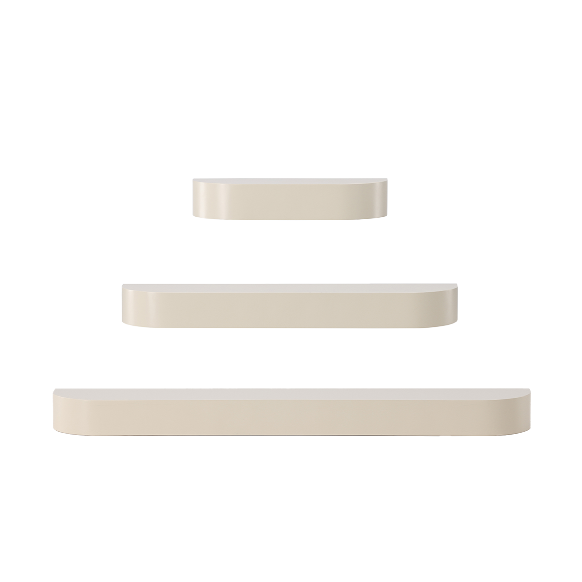 Wandplanken Sandy - set van 3 Beige