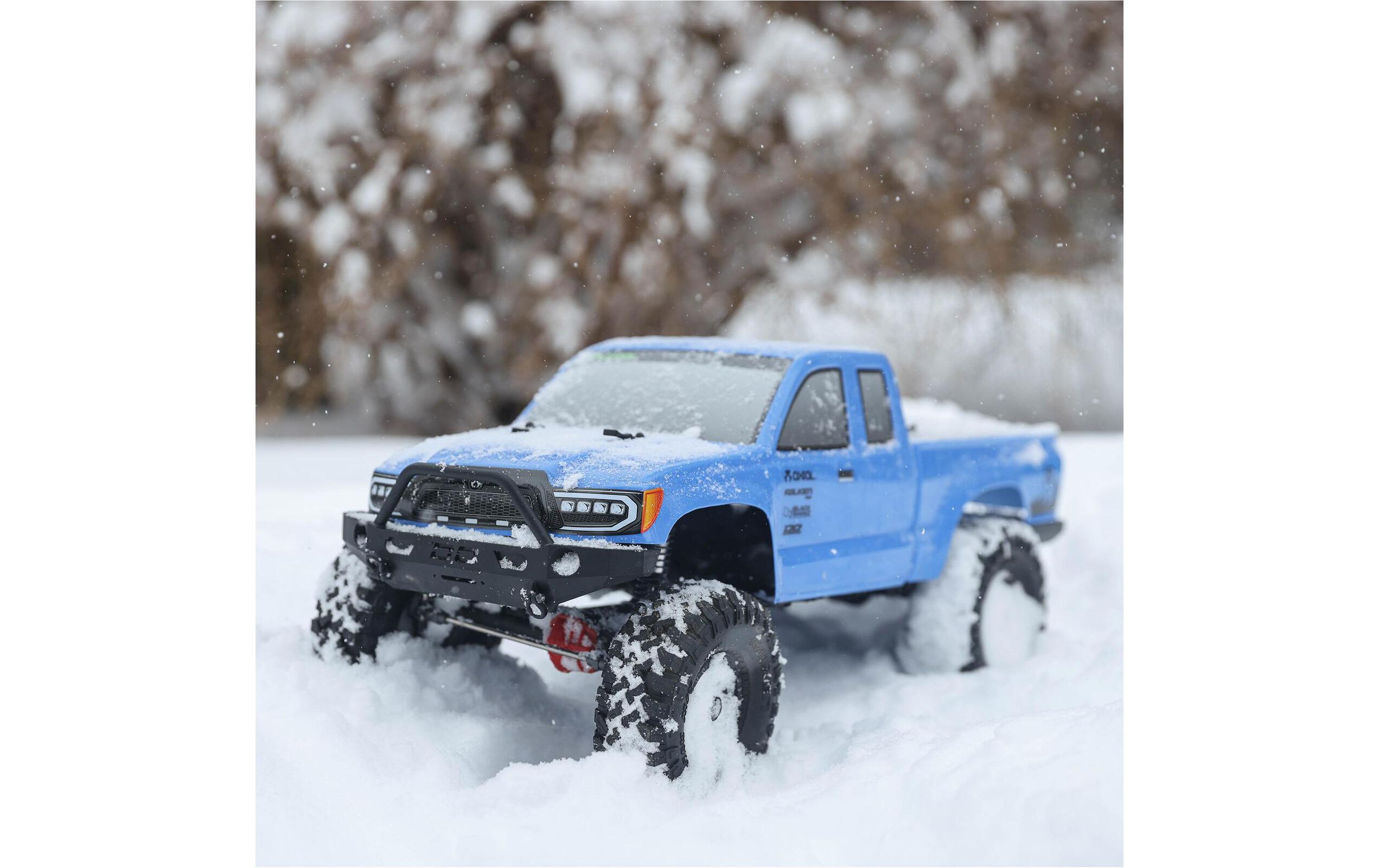 Scale Crawler SCX10 III Base Camp Blau 1:10, ARTR<br>SCX10II Rockcrawler Basis Ausführung mit Spektrum Technik