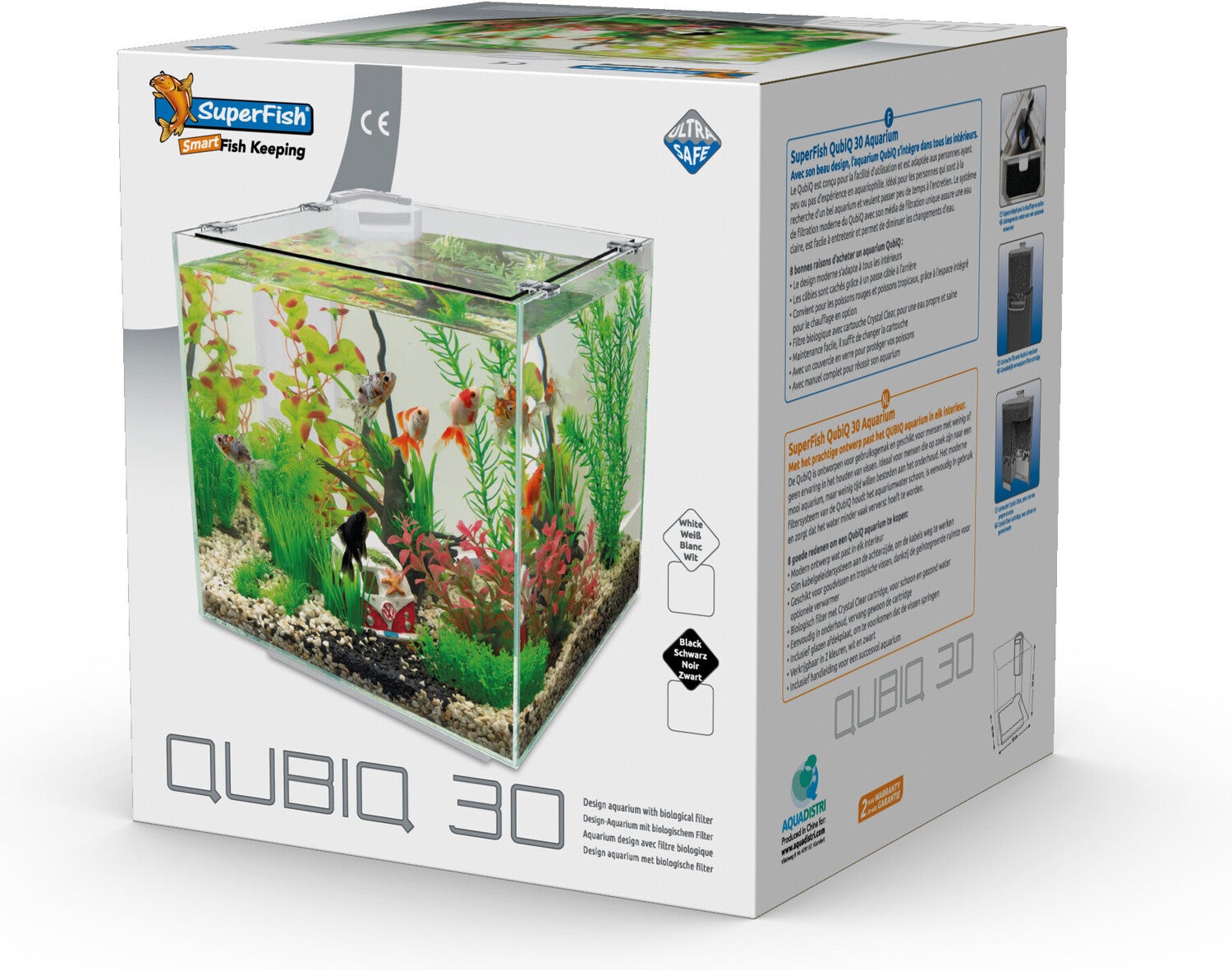 SuperFish aquarium QubiQ 30 wit 30 L