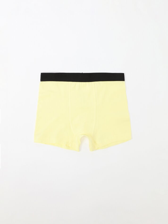 Pacote com 7 cuecas boxer com estampa de hambúrguer - Diversas cores