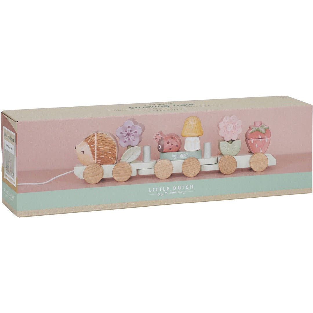 Little dutch blokkentrein fairy garden - egel