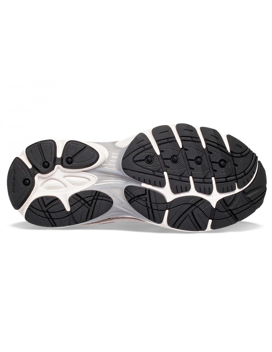 saucony Sneakers Running Femme Progrid Omni 9 Blanc/Marron