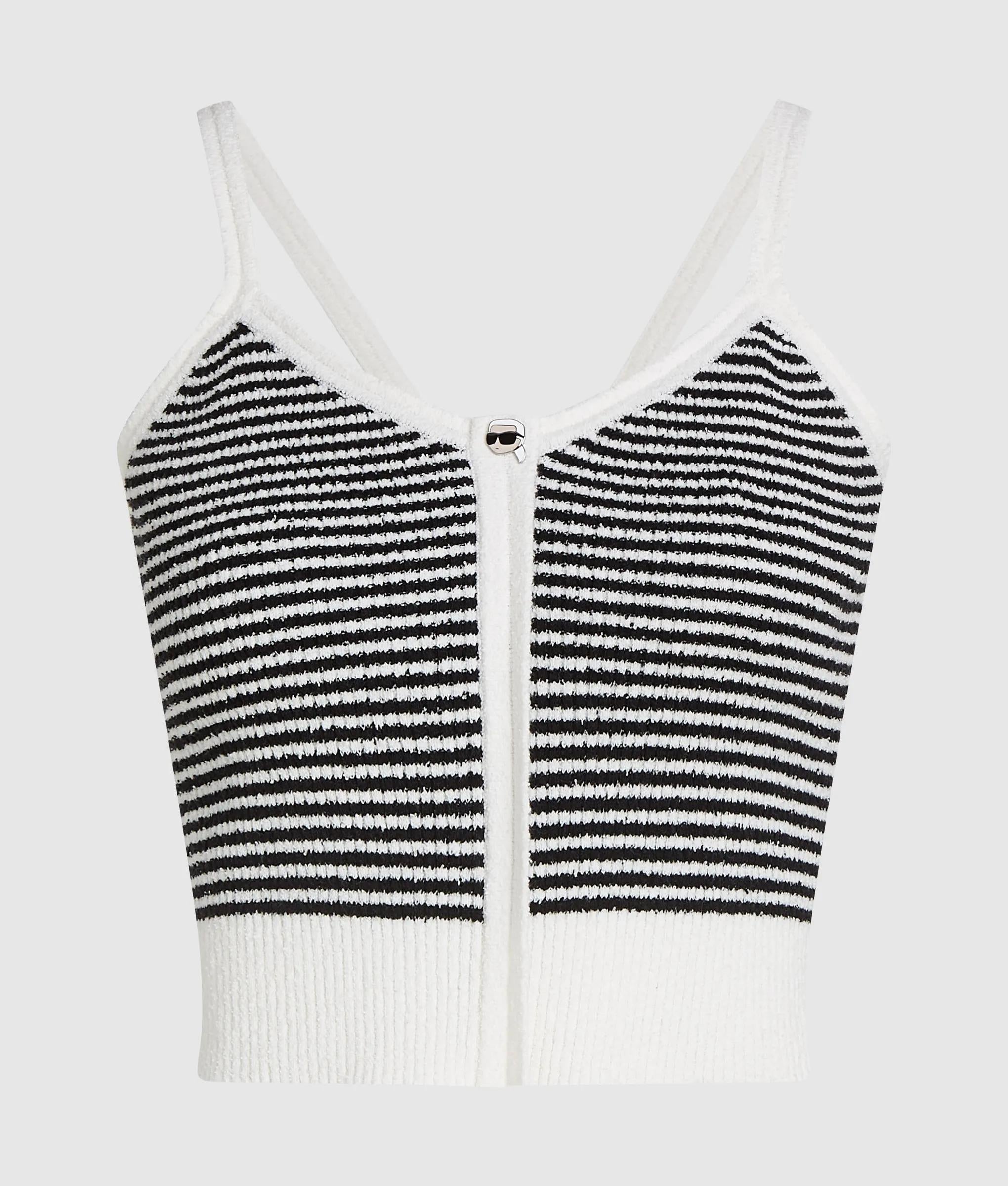 Ikon gestreepte gebreide top