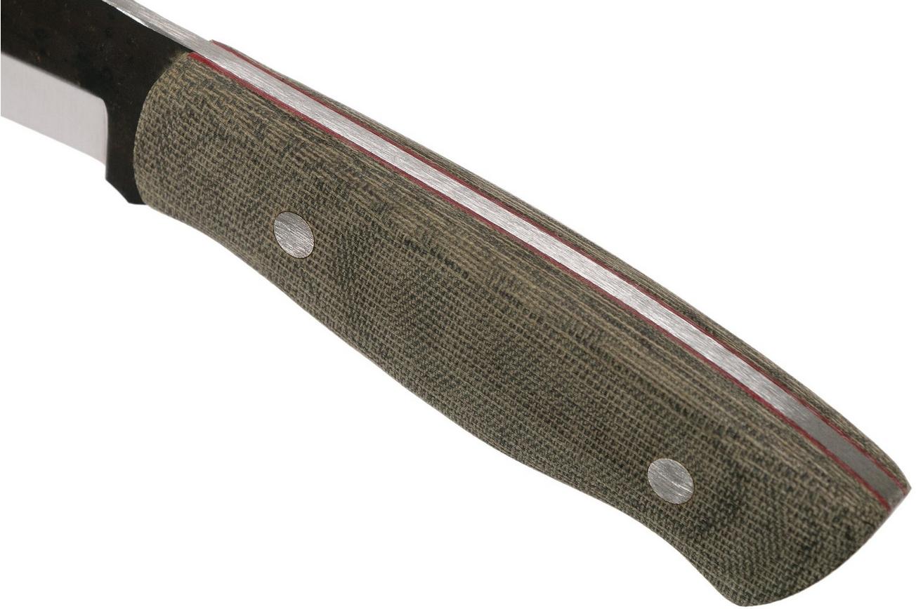 Brisa Nessmuk 125 Green Canvas Micarta 32088 outdoormes