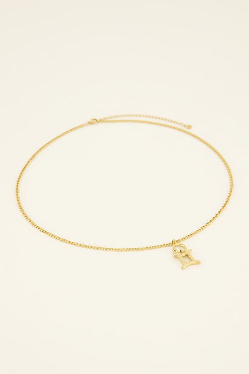 Ketting met chunky sterrenbeeld bedel