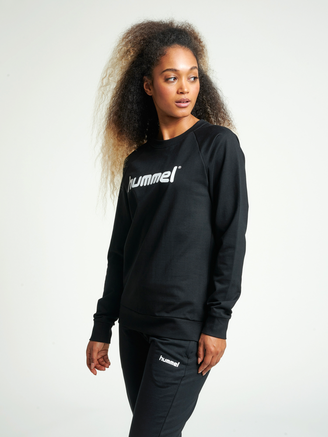 HUMMEL GO COTTON LOGO SWEATSHIRT WOMAN