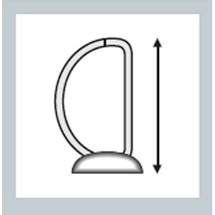 Classeur 4 anneaux cartonné Esselte personnalisable A4 - Dos 4,5 cm blanc