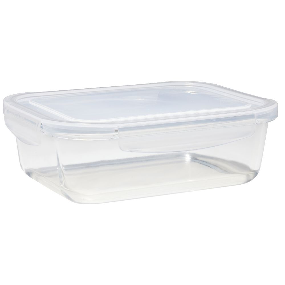 Lunchbox en verre x2 avec couvercle 640ml et 1,05L